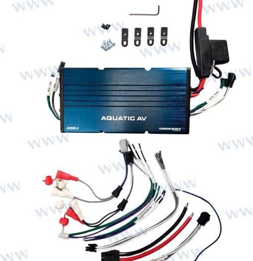 AMPLIFICADOR 4/3/2 CANALES WATERPROOF Aquatic AQ-AD504