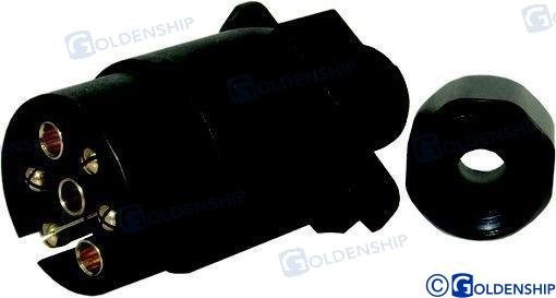 CLAVIJA ENCHUFE 7 POLOS Goldenship GS76060