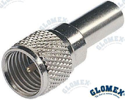 CONECTOR MINI UHF MACHO PARA RG58 Glomex GLORA157