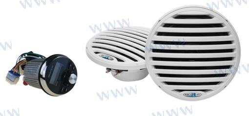 PACK GP1 + ALTAVOCES ECO BLANCOS Aquatic AQ-GP100W