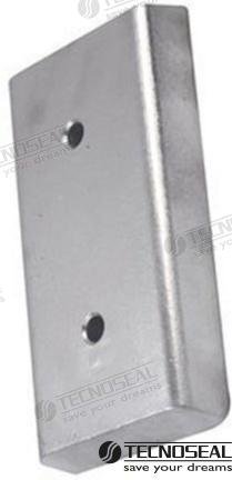 ANODO RECTANGULAR ZINC 400X80X30MM Tecnoseal TEN00233