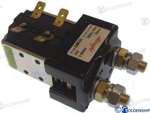 CONTACTOR SIMPLE 1P. 12V 100A Goldenship ALSW8012