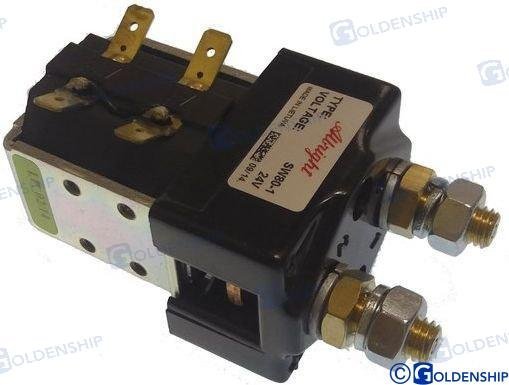 CONTACTOR SIMPLE 1P. 24V 100A Goldenship ALSW8024
