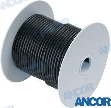 CABLE MARINO 8 AWG (8MM²) NEGRO - 30 M Ancor AM111010