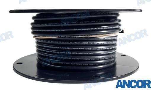 CABLE BATERIA 6AWG (13MM²) NEGRO (30 M) Ancor AM112010