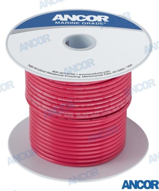 CABLE BATERIA 6AWG (13MM²) ROJO (30 M) Ancor AM112510