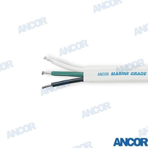 CABLE PLANO TRIPLEX 6/3AWG(3X13MM2)15m Ancor AM130705