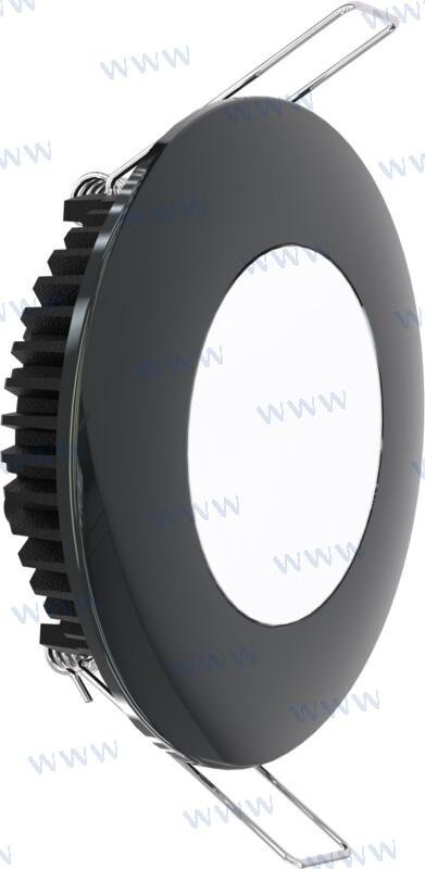 LUZ INTERIOR NEGRA 6 W 600 LUM. 6500K 24 Aker Lighting AKAL4195BL24V