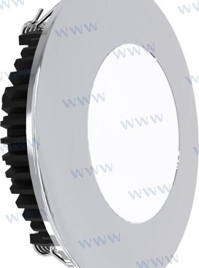 LUZ INTERIOR CROMADA 6 W 600 LUM. 6500K Aker Lighting AKAL4195CR12V
