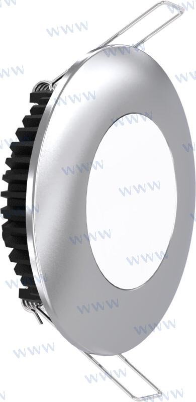 LUZ INTERIOR MATE CROMADA 6 W 600 LUM. 6 Aker Lighting AKAL4195MCR12V
