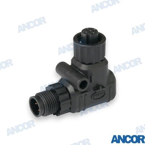 CONECTOR CODO NMEA 2000 90° Ancor AM270108