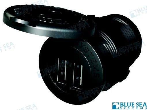 BASE 12/24VDC DUAL USB CARGADOR 4