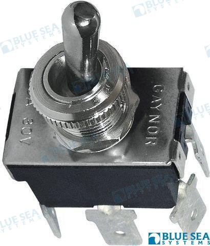 INTERRUPTOR PANEL DPDT - ON-OFF-ON 6 T Blue Sea BS4155