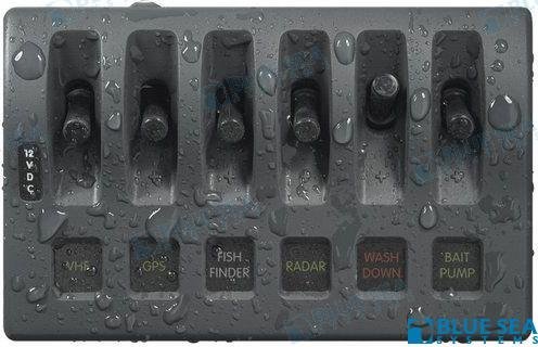 PANEL INTEMPERIE 6 P GRIS Blue Sea BS4306