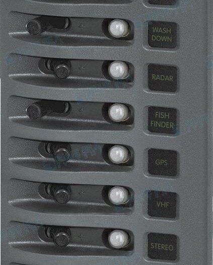 PANEL INTEMPERIE 8 P GRIS CLB Blue Sea BS4378