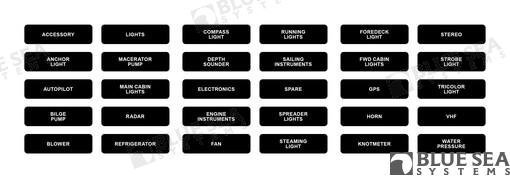 KIT ETIQUETAS DC 120P Blue Sea BS8039