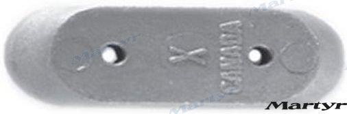 ANODO FUERABORDAS OMC ALUMINIO Martyr CM123009A