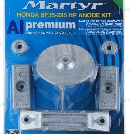 KIT ANODOS ALUMINIO HONDA 35-225HP Martyr CMHBF35225KITA