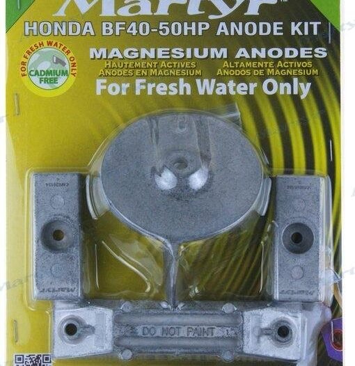 KIT ANODOS MAGNESIO HONDA 40/50HP Martyr CMHBF4050KITM
