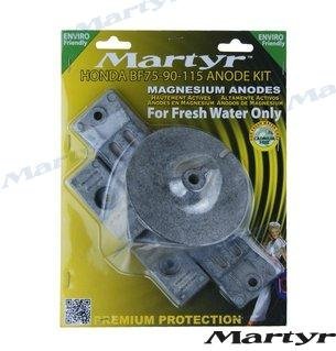 KIT ANODOS MAGNESIO HONDA 75/90/115HP Martyr CMHBF75115KITM