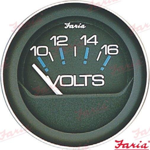 RELOJ VOLTIMETRO Faria FA13010