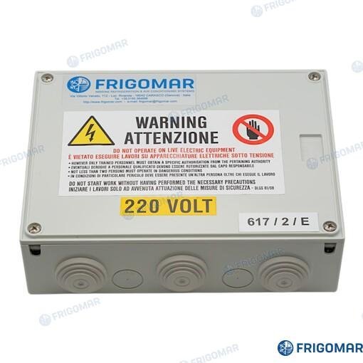 CAJA CONTROL BOMBA AGUA SALADA 2 MAQUINA Frigomar FRI617