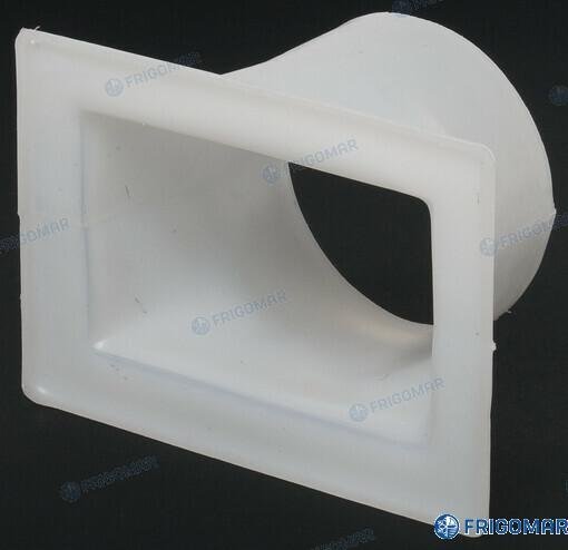 ABS PLENUM ADAPTER - Ø120MM OVAL Frigomar FRI661
