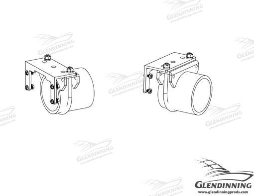 CONJUNTO SOPORTE EXTENSION CRM Glendinning GLE04210