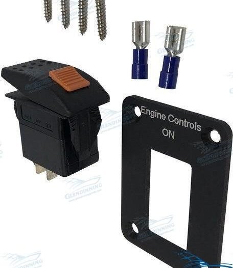 INTERRUPTOR PANEL SISTEMA - NEGRO Glendinning GLE11490-B