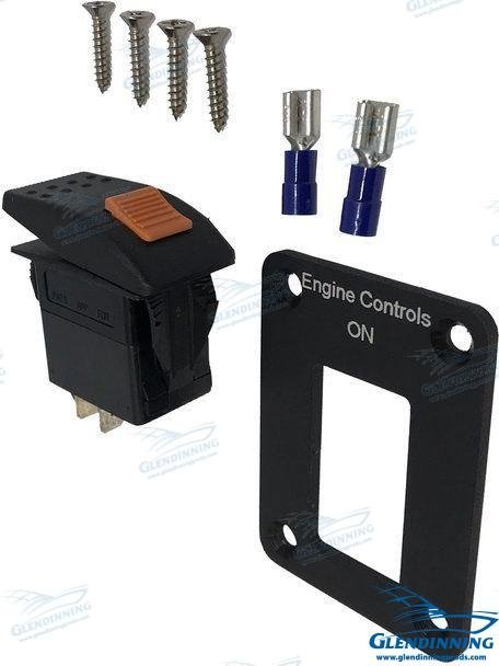 INTERRUPTOR PANEL SISTEMA - NEGRO Glendinning GLE11490-B