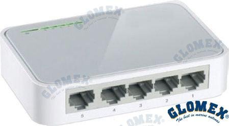 5-PORT 10/100MBPS DESKTOP SWITCH Glomex GLOITSW001