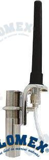 ANTENA VHF - RIB SB PB - 140 MM- GOMA - Glomex GLORA111