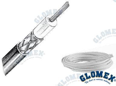 CABLE RG58 C/U MIL C17 PE. 50 OHMS. 100M Glomex GLORA117