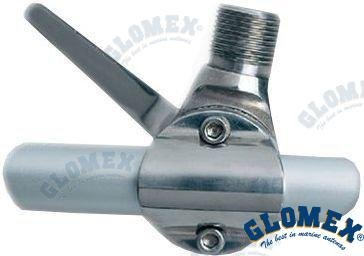 SOPORTE DE INOX ORIENTABLE DE CANDELERO Glomex GLORA165