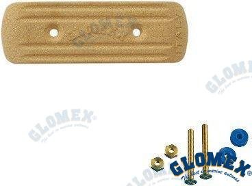 PLACA DE MASA RECTANGULAR- 155X51X13 2 Glomex GLORA203