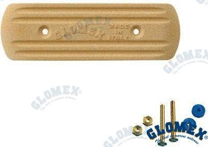PLACA DE MASA RECTANGULAR - 205X64X13 Glomex GLORA204