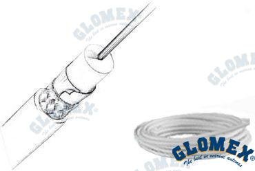 CABLE TV RG6/U BAJA PERDIDA 75 OHMS 100 Glomex GLOV9135