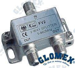 V9113 - 2 WAY SPLITTER - PARA V9125/V9 Glomex GLOV9147