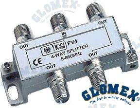 V9147 - 4 WAY SPLITTER PARA V9112 - V91 Glomex GLOV9151