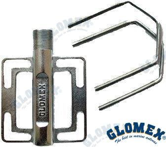 SOPORTE INOX CANDELERO DE 22 A 80MM ABR Glomex GLOV9171