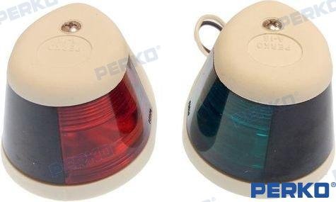 PAR LUCES NAV. VERT C/BLANCO Perko GS10028