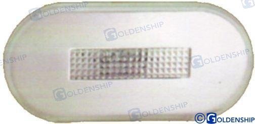 LUZ INTERIOR/EXTERIOR OVALADA LED BLANCA Sea Lume GS10403