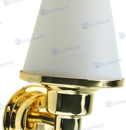 APLIQUE LATON PULIDO HALOGENO 12V 10W Sea Lume GS10420