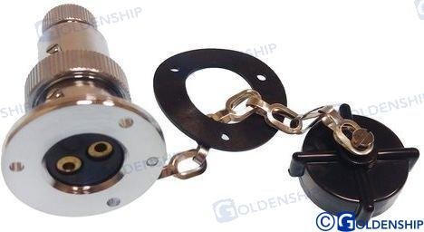 ENCHUFE ESTANCO 3 AMP. 2 POLOS Sea Origin GS11020