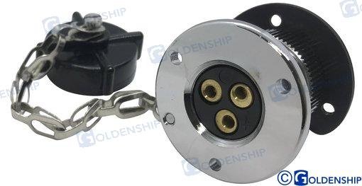 ENCHUFE ESTANCO 3 AMP. 3 POLOS Sea Origin GS11021