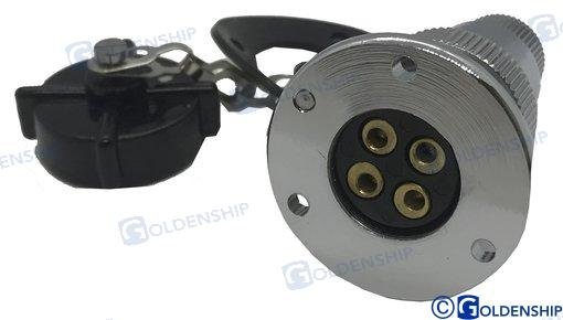ENCHUFE ESTANCO 3 AMP. 4 POLOS Sea Origin GS11022