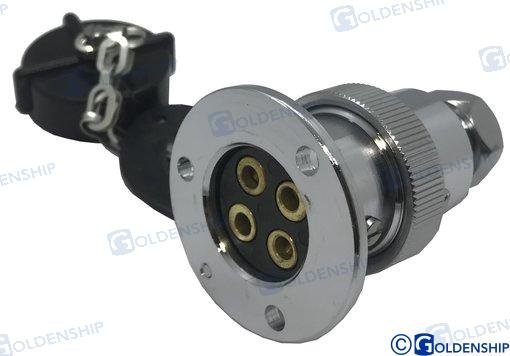 ENCHUFE ESTANCO 5 AMP. 4 POLOS Sea Origin GS11025