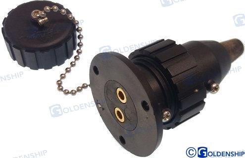 ENCHUFE NYLON 3 AMP. 2 POLOS Sea Origin GS11030
