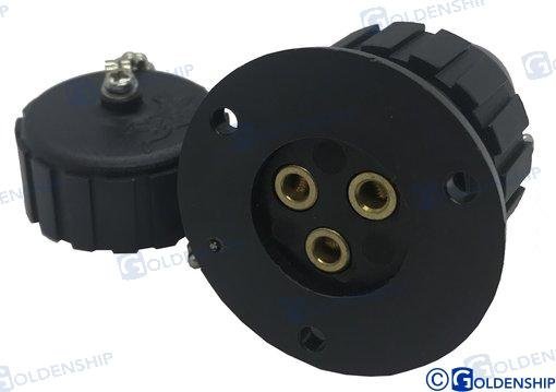 ENCHUFE NYLON 3 AMP. 3 POLOS Sea Origin GS11031