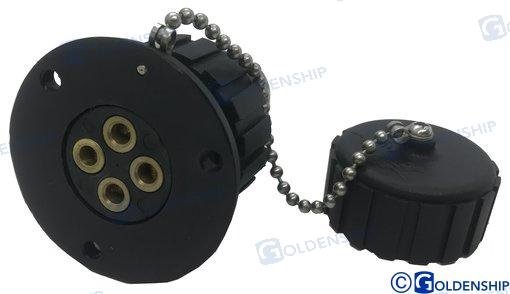 ENCHUFE NYLON 3 AMP. 4 POLOS Sea Origin GS11032